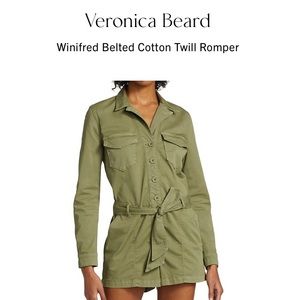 Veronica Beard Twill Romper